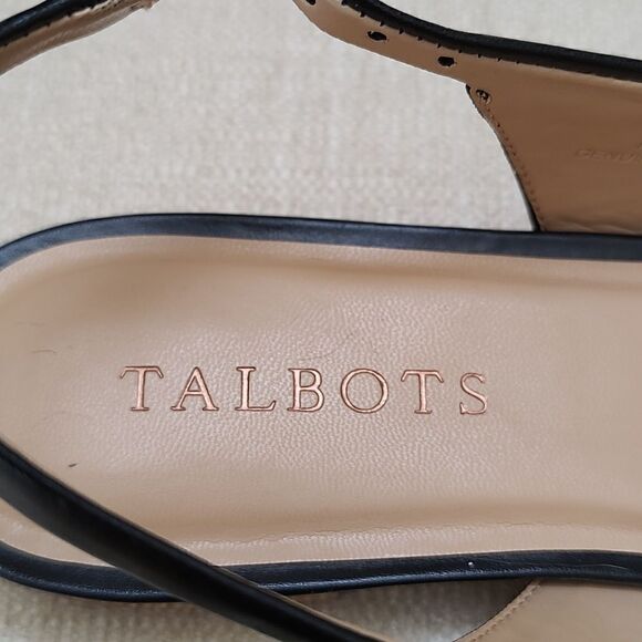 Talbot's Edison Slingback Bow Flats - Dot Print - Picture 6 of 13